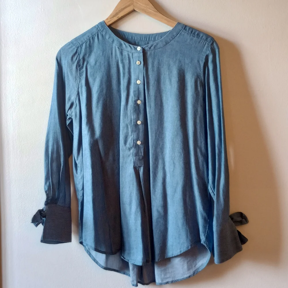 Loft Chambray Tunic - Picture 1 of 5